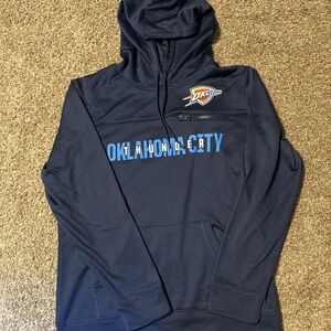 NBA Navy Blue OKC thunder Hoodie